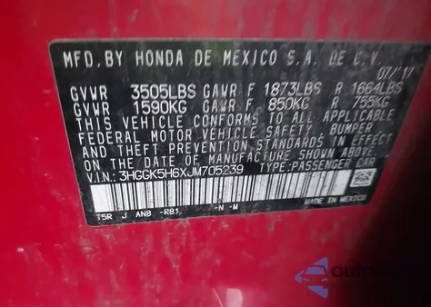 2018 Honda Fit from USA, damaged, VIN 38DGK58GM86XJM705